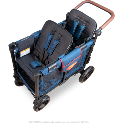WonderFold Superman Luxe Pro Stroller Wagon (2 Seater)