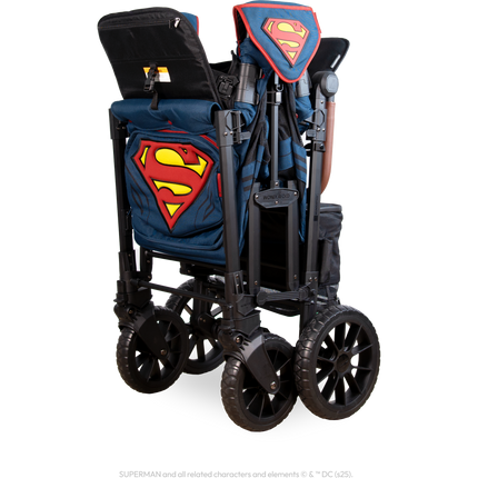 WonderFold Superman Luxe Pro Stroller Wagon (2 Seater)