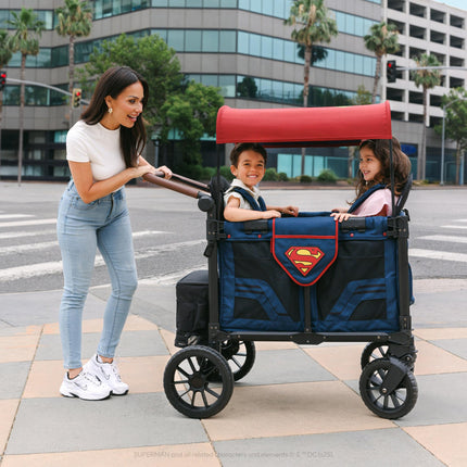 WonderFold Superman Luxe Pro Stroller Wagon (2 Seater)