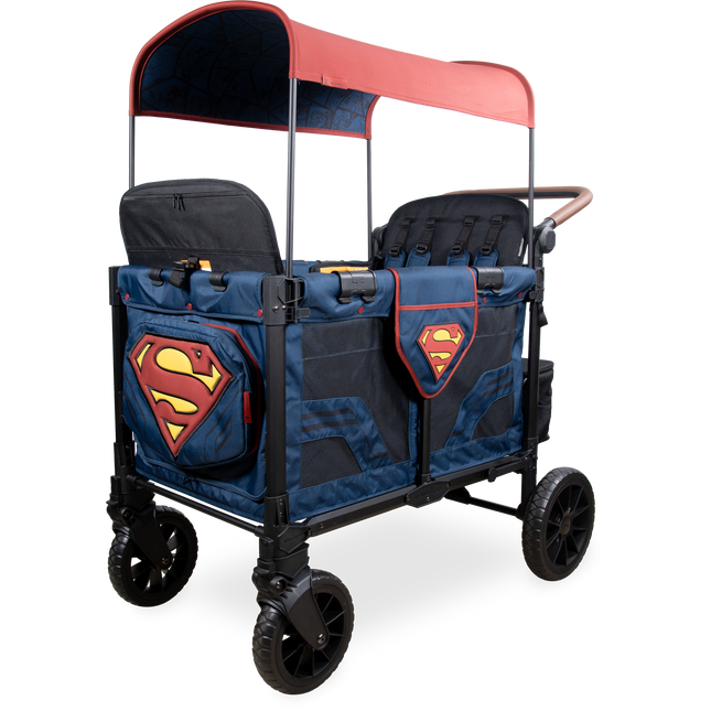 WonderFold Superman Luxe Pro Stroller Wagon (4-Seater)