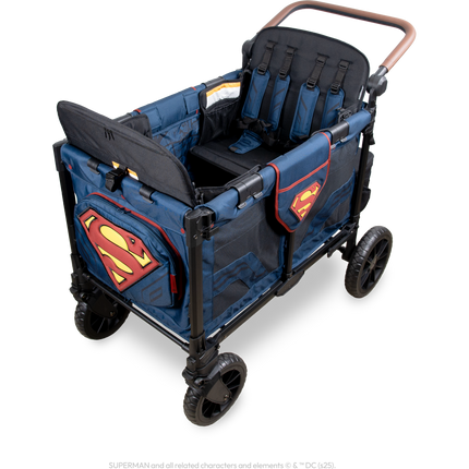 WonderFold Superman Luxe Pro Stroller Wagon (4-Seater)