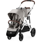 Silver Frame with Stone Grey Seat