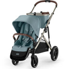 Taupe Frame with Sky Blue Seat