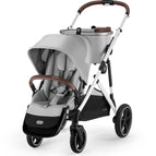 Silver Frame with Lava Grey Seat