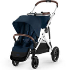Silver Frame with Ocean Blue Seat