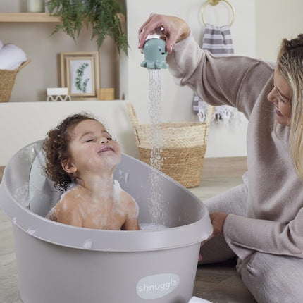 Shnuggle Splash & Play Bundle: Toddler Bath Tub & Accessories Bundle 5-Piece