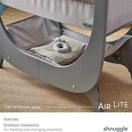 Shnuggle Air Lite Infant Bedside Bassinet