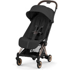 Rose Gold Frame/Sepia Black Lux Seat