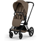 Matte Black Frame/Coconut Brown Lux Seat