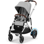 Silver Frame with Stone Grey Seat