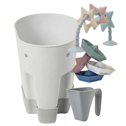 Shnuggle Bath Accessories Bundle 4-Piece Set