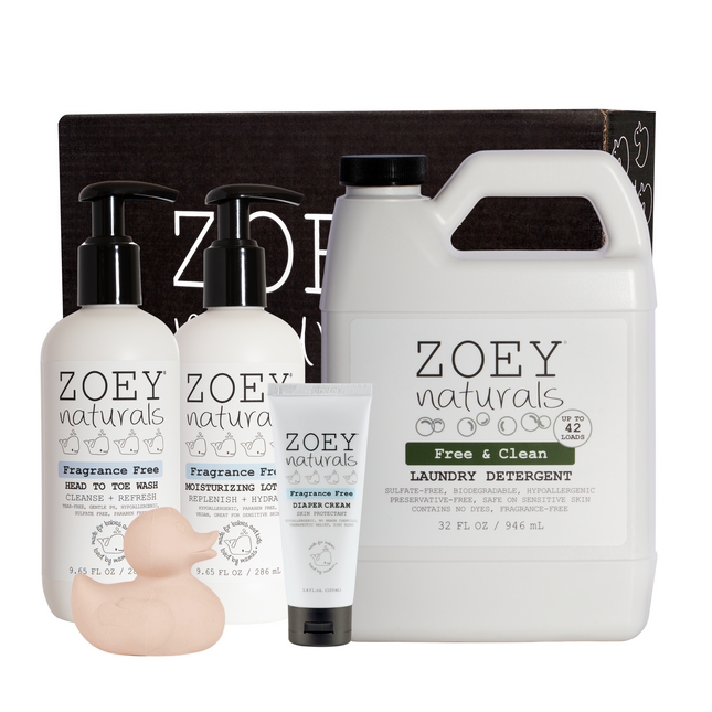 Zoey Naturals Fragrance Free Newborn Set