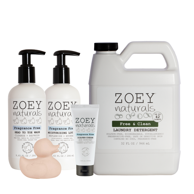 Zoey Naturals Fragrance Free Newborn Set