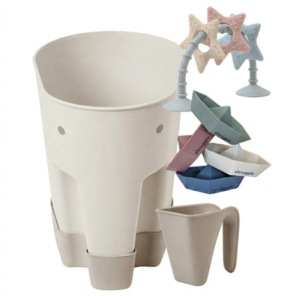 Shnuggle Bath Accessories Bundle 4-Piece Set