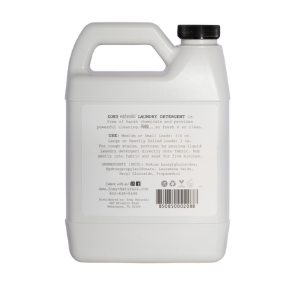 Zoey Naturals Free & Clean Laundry Detergent | Fragrance Free for Sensitive Skin, Plant Based