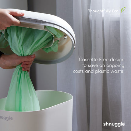 Shnuggle Changing Essentials Kit: Shnuggle Changing Mat + Diaper Pail + Liners