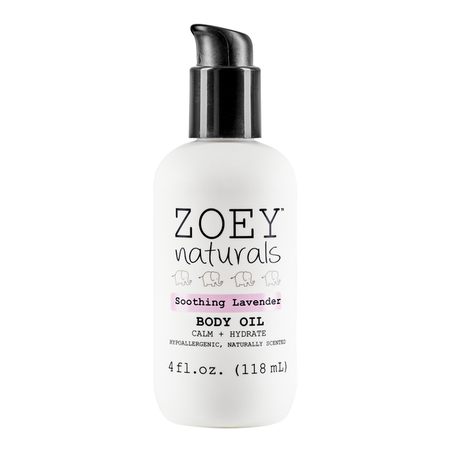 Zoey Naturals Soothing Lavender Body Oil for Babies