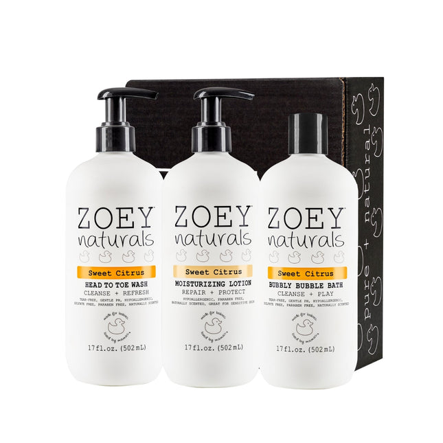 Zoey Naturals Sweet Citrus Bath Bundle