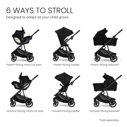 Britax Prism Full-Size Travel System with Willow S Infant Car Seat + Alpine Base