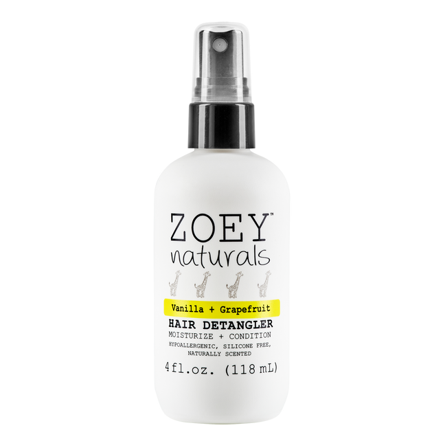 Zoey Naturals Vanilla Grapefruit Hair Detangler