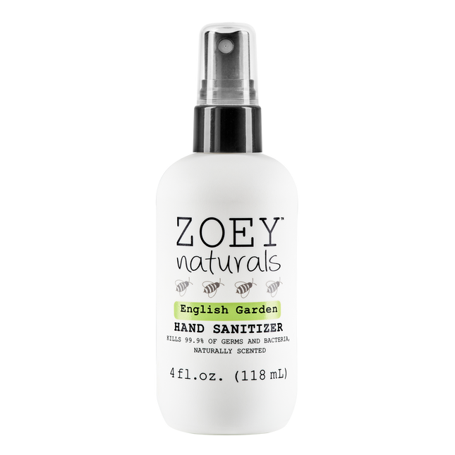 Zoey Naturals Hand Sanitizer English Garden
