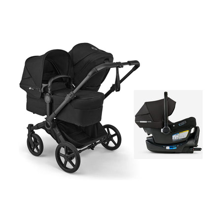 Bugaboo Donkey 6 Double + Turtle Air Shield Travel System stroller and car seat travel system