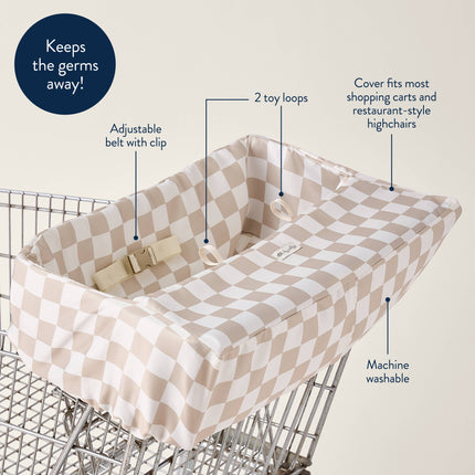 Checkerboard Itzy Shopping Cart Cover™