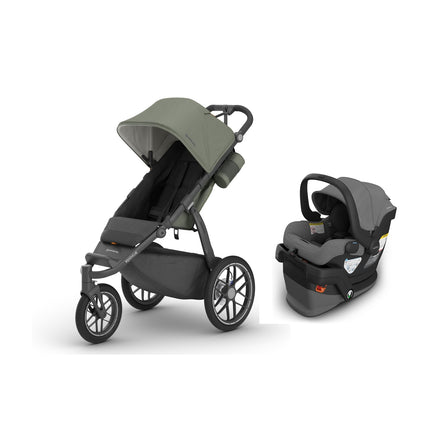 UPPAbaby Ridge V2 + Mesa V3 Travel System stroller and car seat